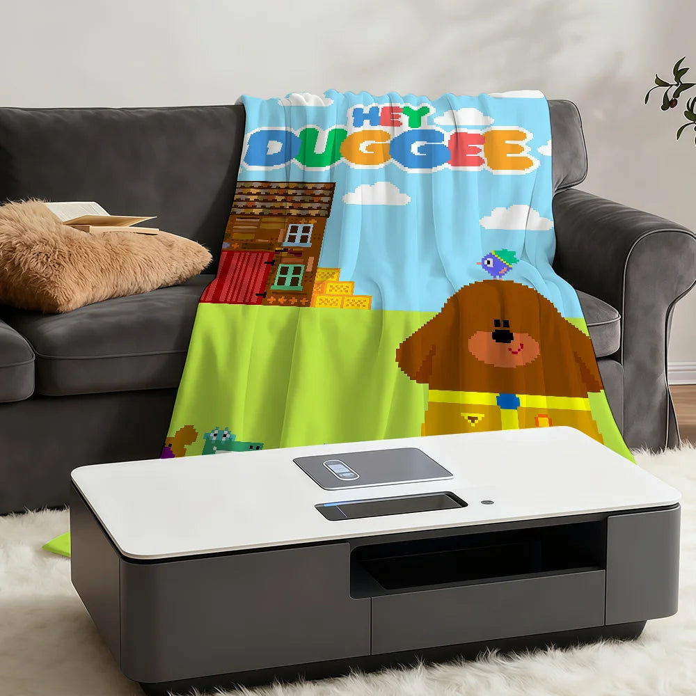 Blanket Throw Super Cosy Plush Living Anime Room Sofa H-HeyS-ES Couch Childish Cartoon D-DuggeeS-ES Birthday Gifts