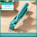 Silicone Anti-scald Clip Kitchen Plate Bowl Dish Pot Holder Heat-resistant Clamp Lifter Kitchen Gadget