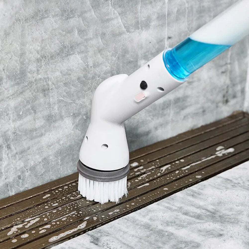 Electric Spin Scrubber Cleaning Brush Cordless Power Cleaning Brush Waterproof Shower Scrubber for Bathroom Kitchen Cleaning