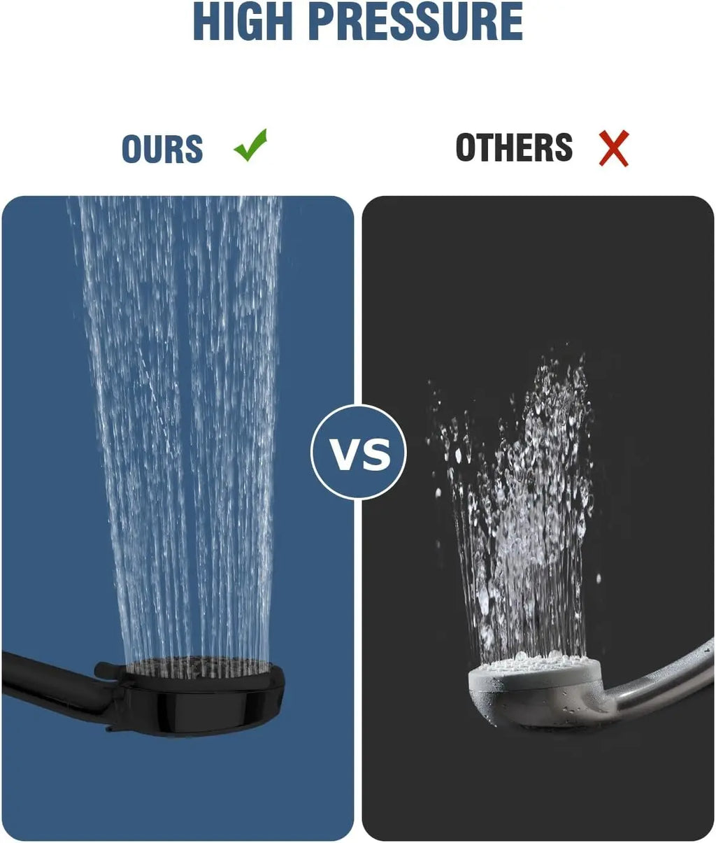 6-Mode High Pressure Filtered Shower Head with Handheld Oil Rubbed Bronze, Power Wash and Long Hose