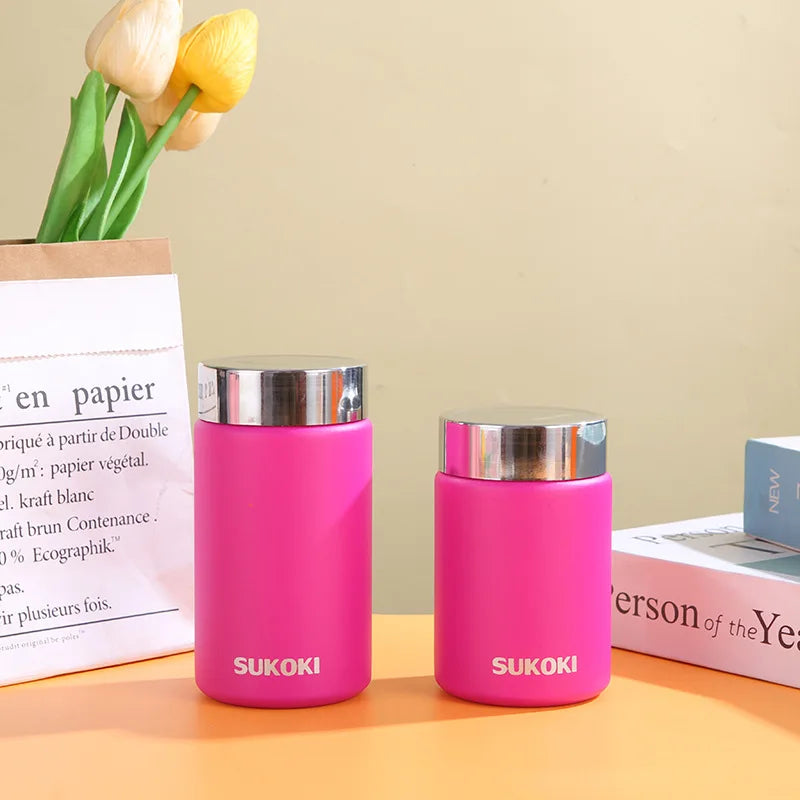 Tumbler Mini Pocket Size Hiking Thermos Bottle 220ml/260ml 316L Stainless Steel Vacuum Insulated Cup Flask Portable Water Bottle