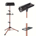 50" Adjustable Wig Stand Tripod With Tray With Multifunction Hair Extension Holder Hair Extension Tray With Wig Stand Wig Tripod
