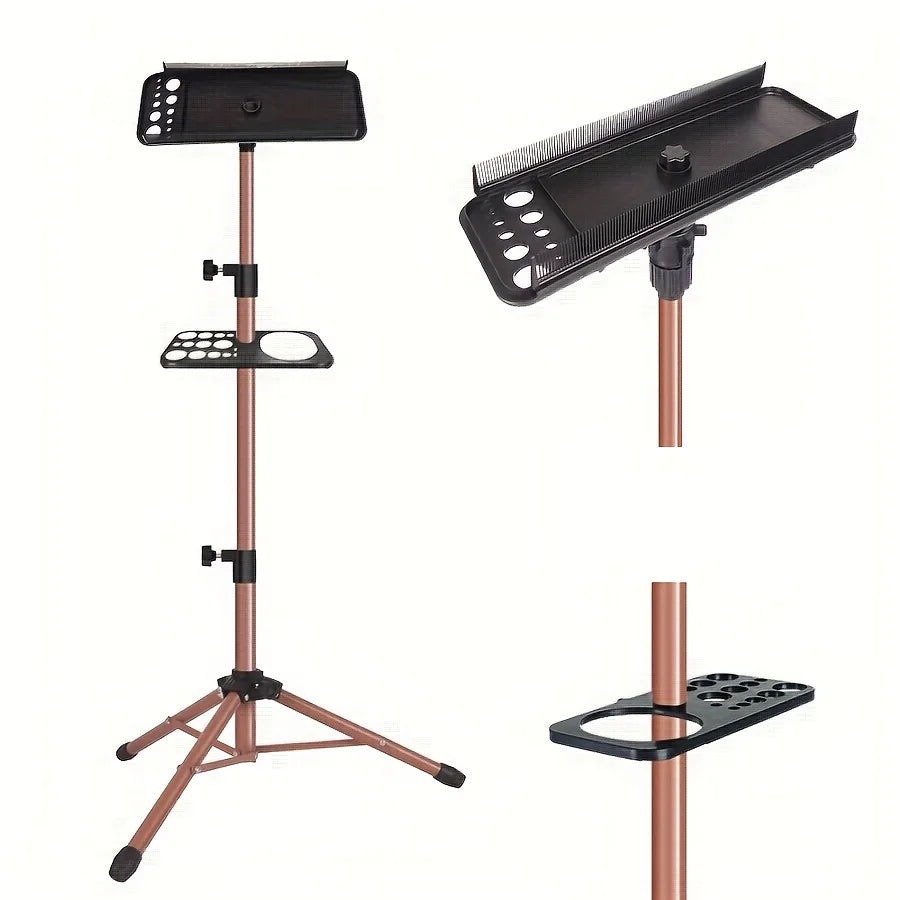 50" Adjustable Wig Stand Tripod With Tray With Multifunction Hair Extension Holder Hair Extension Tray With Wig Stand Wig Tripod