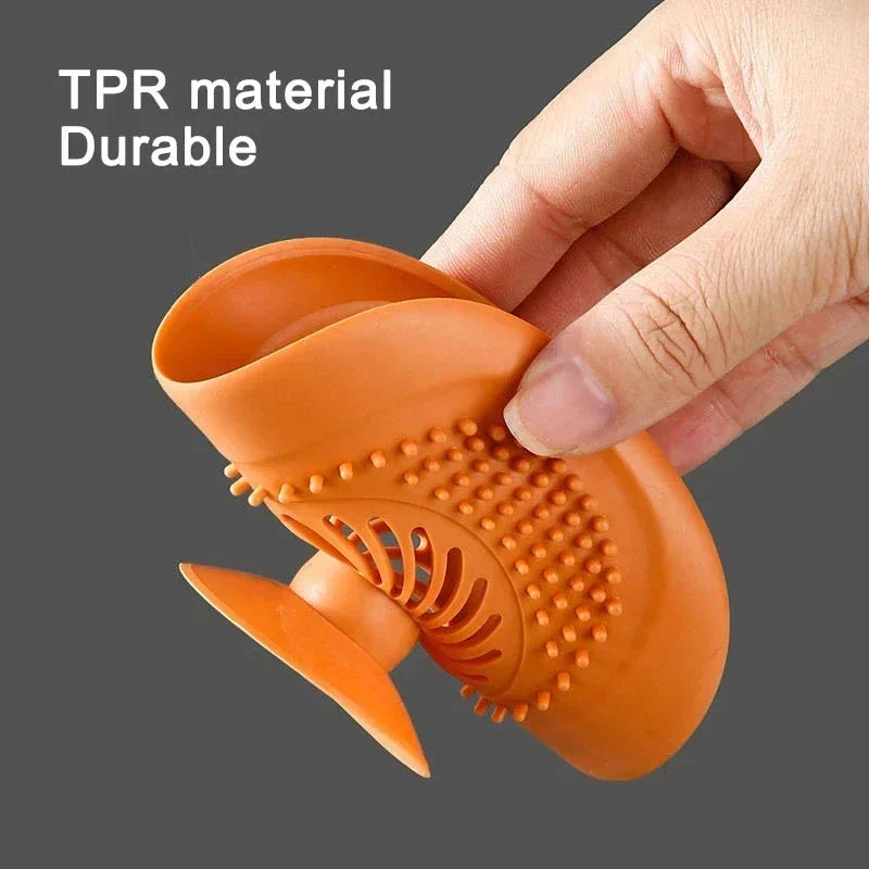 Upgrade Silicone Drain Stopper Kitchen Bathroom Anti-blocking Sink Plug Strainer Drainer Floor Drain Hair Catcher Bathroom Tool