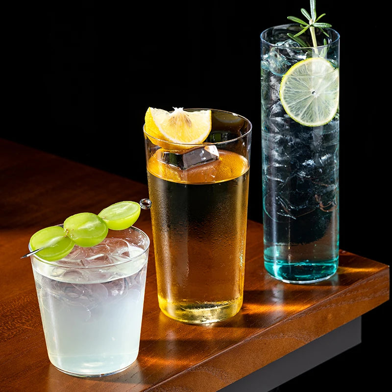 Highball Hypo Cup Japanese Style Straight Cocktail Glass Collin Cup Drinking Water Cup Juice Glasses Whiskey Cup For Home