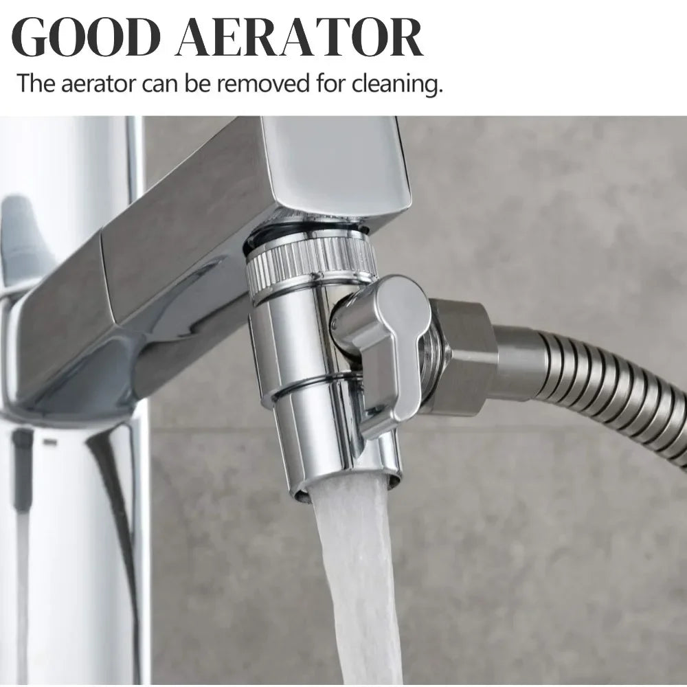 Faucet Switch Adapter Zinc Alloy/Plastic Kitchen Sink Splitter Diverter Valve Water Tap Sprayer Connector Bathroom Accessories