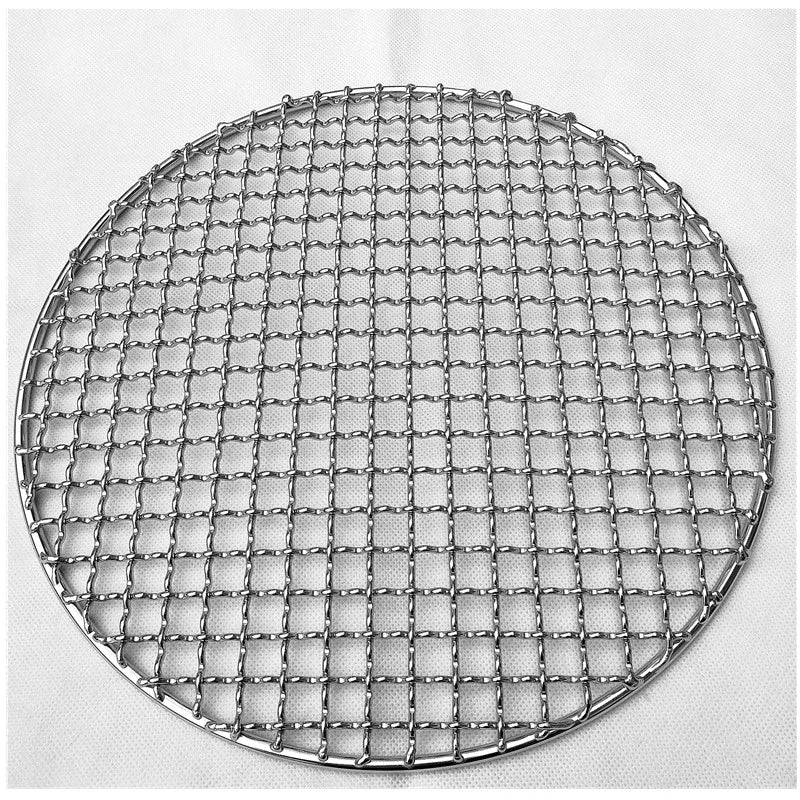 304 Stainless Steel round BBQ Grill Mesh Home Roast Nets Bacon  Tool Iron  barbecue accessories non-stick  Mat Grid