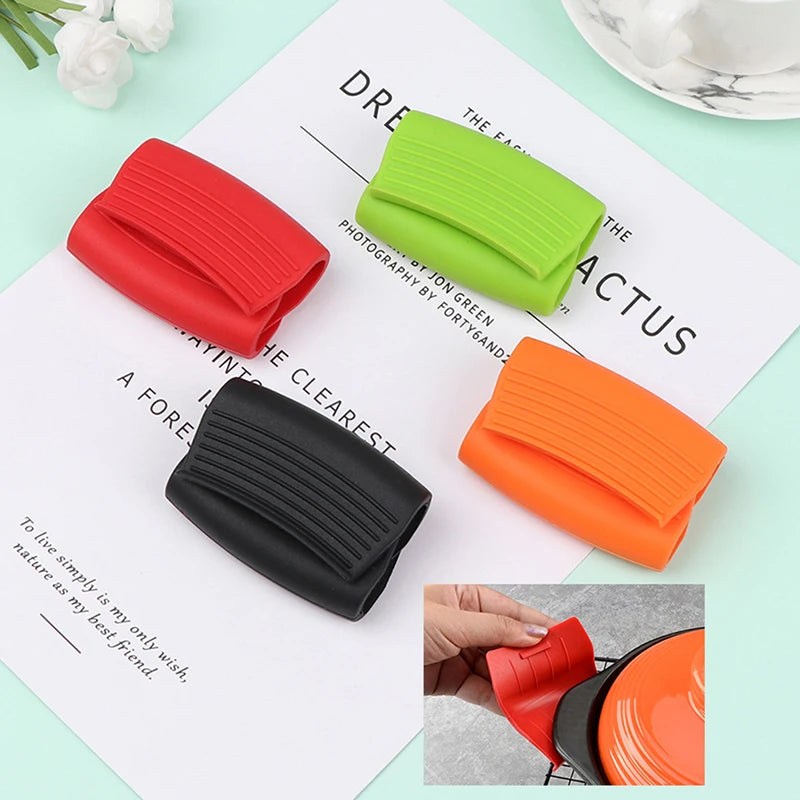 Grip Silicone pot Holder Sleeve Pot Glove Pan Handle Cover Grip Kitchen Tools