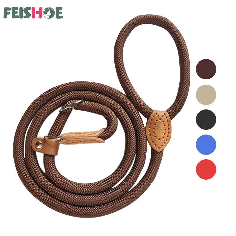 Collar Harness Dog Leash Nylon Pet Lead Leash Adjustable Dog Harness Durable Rope Belt Lightweight Dog Accessories Pet Collar