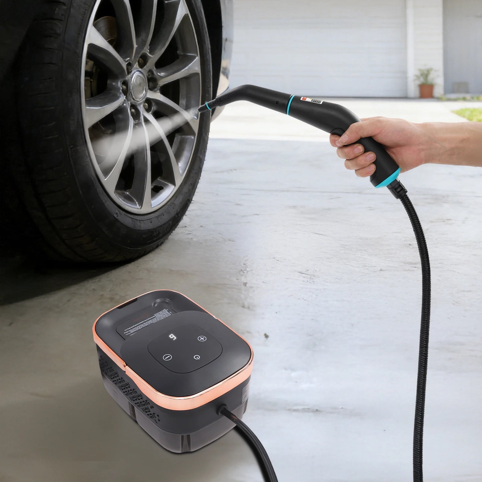High Pressure Cleaning Steam Engine Steam Cleaner Portable Steam Cleaner Steam Cleaner With Various Nozzles 1500W