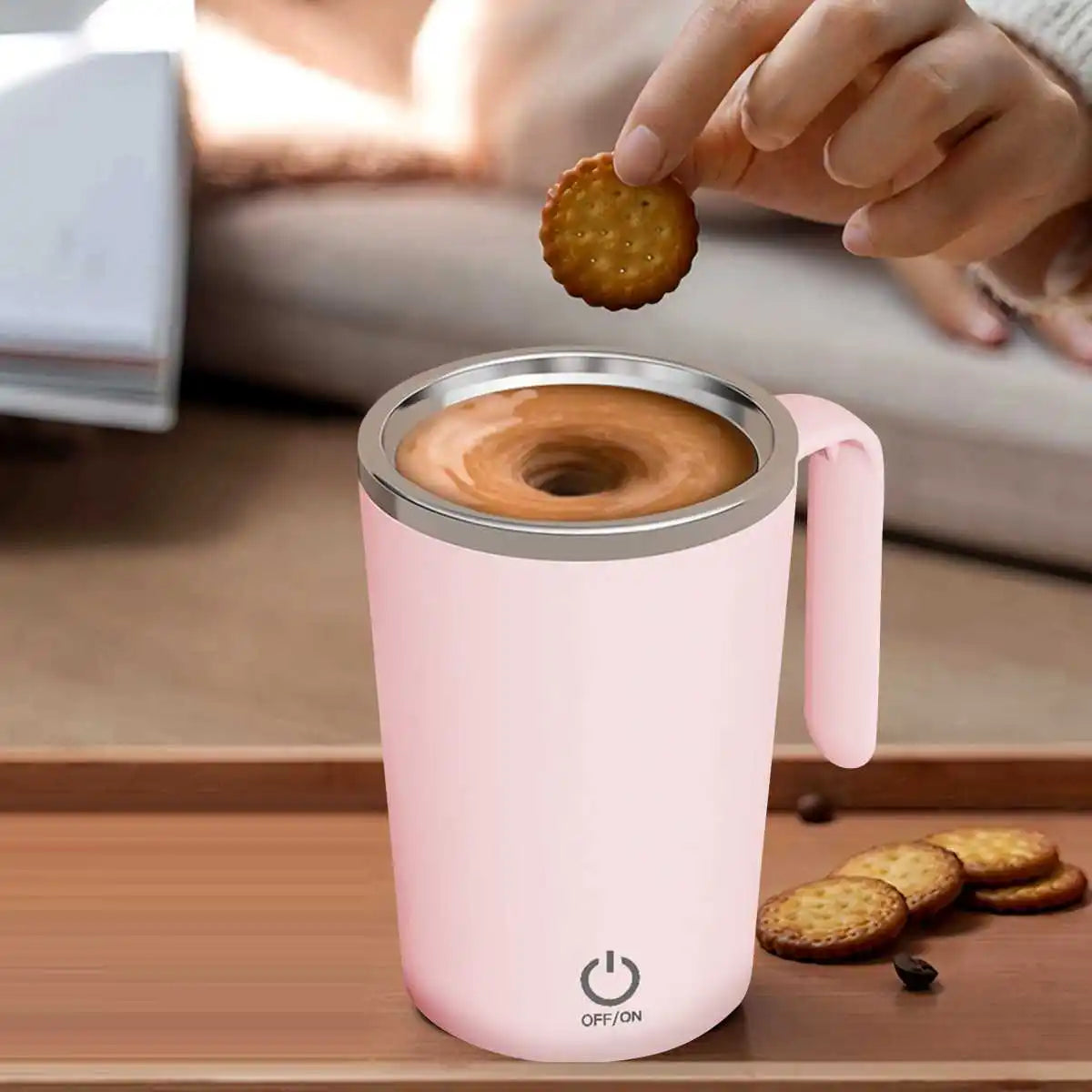 350ml Automatic Stirring Cup Mug ,Electric Coffee  Magnetic Mug,  Milk Mixing Cup,  Lazy Electric Blender Water Tea Bottle