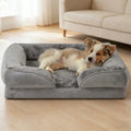 Medium Size Winter Waterproof Orthopedic Dog Bed Washable Pet Bed with Removable Cover Joint Pain Relief Sofa for Cats And Dogs