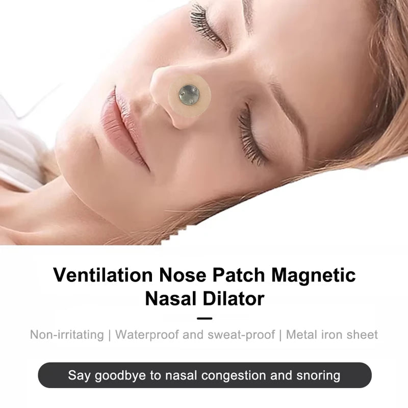 10/100/200 Pcs Anti Snoring Magnetic Nasal Strips - Sleep Breathe Strips & Nose Dilators for Enhanced Airflow