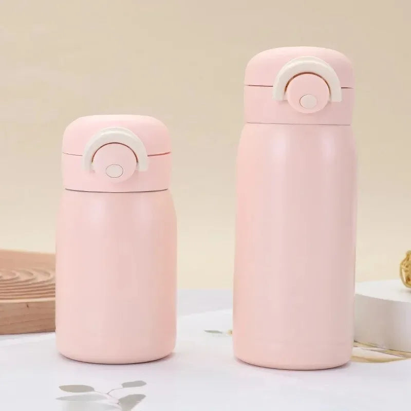 350ml/220ml Mini Thermos Cup Pocket Cup Stainless Steel Thermal Coffee Mug Vacuum Flask Insulated Hot Water Bottle Kids Gift