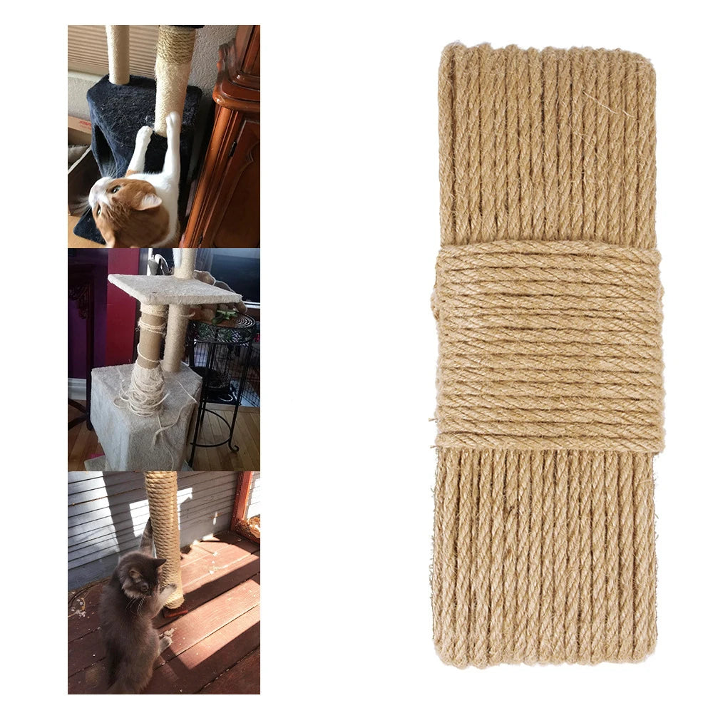 Pet Hemp Rope, Cat Scratch Board Sword Hemp Rope Accessories, Protective Cat Scratch Toy Scratch Climbing Materials