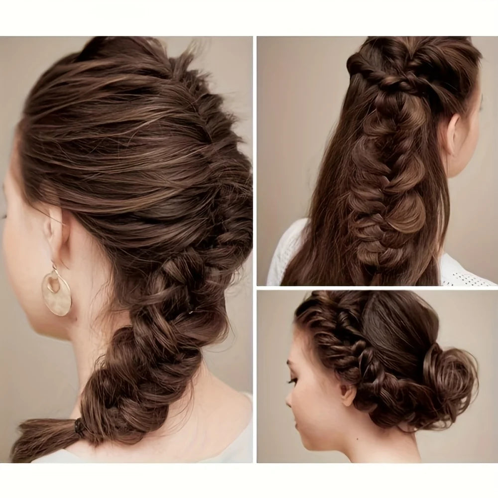 9Pcs Magic Hair Styling Set - Create Ponytails & Fishtail Braids Easily (Must Have Beauty Accessories)