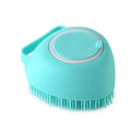 Pet cat and dog silicone bath brush massage care soft bath brush can fill liquid bath ball brush pet accessories dog cat tool