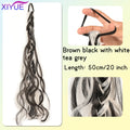 Synthetic messy braid, pink blue grey wig braid, boxer braid wig women ponytail new Chinese Fried Dough Twists long braid