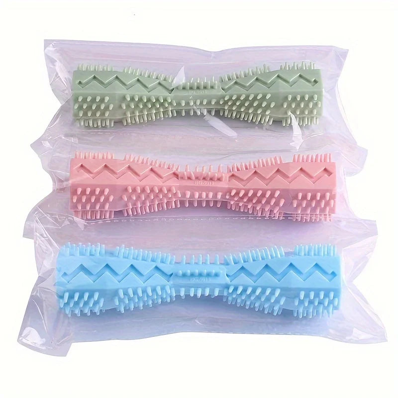 Durable Dog Chew Stick Toothbrush Soft Pet Toy Teeth Cleaning Massage Bite Resistant Puppy Dental Care Non-Toxic Chew Toy
