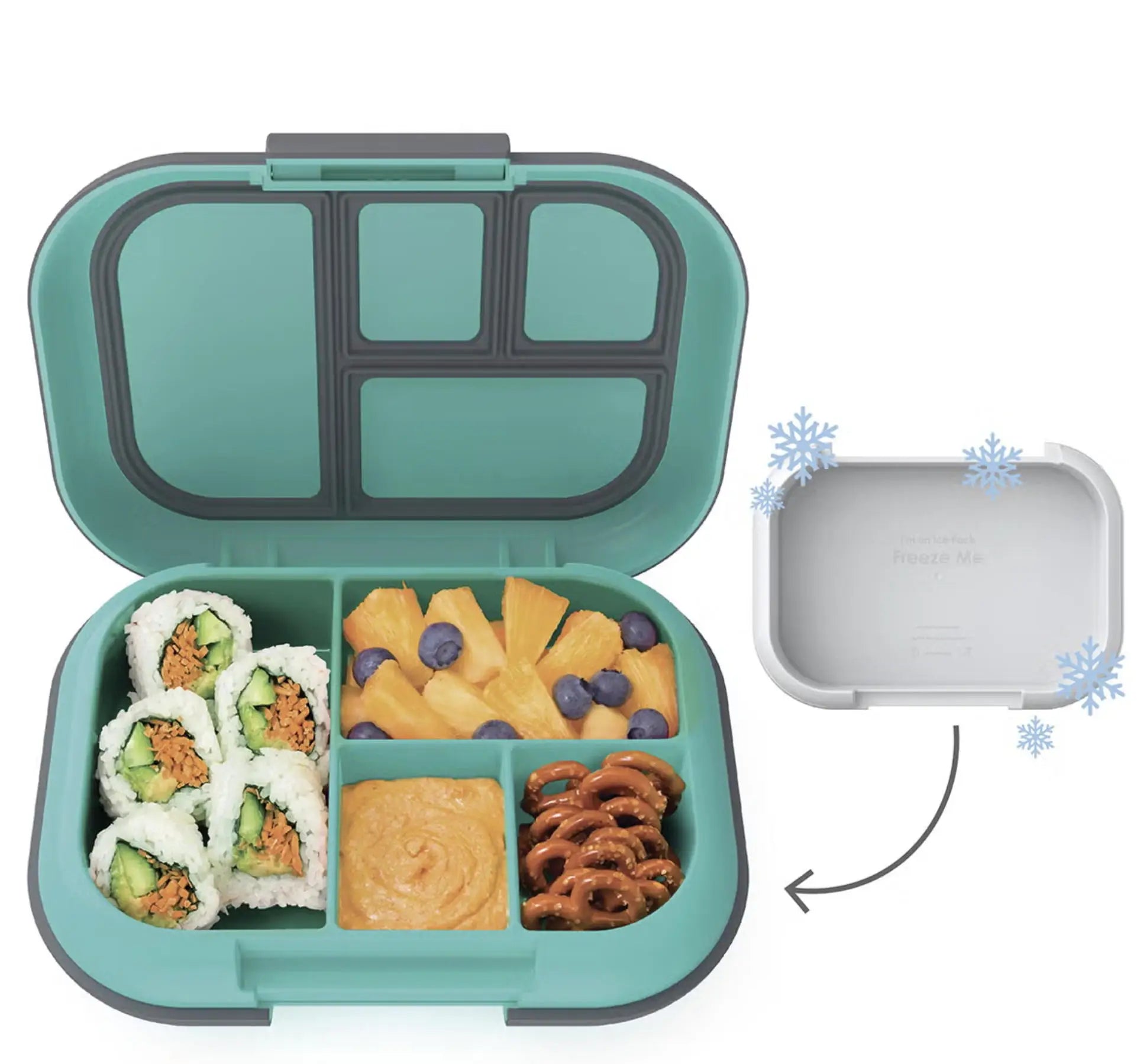 BentGo Kids Chill Lunch Box Electric Aqua