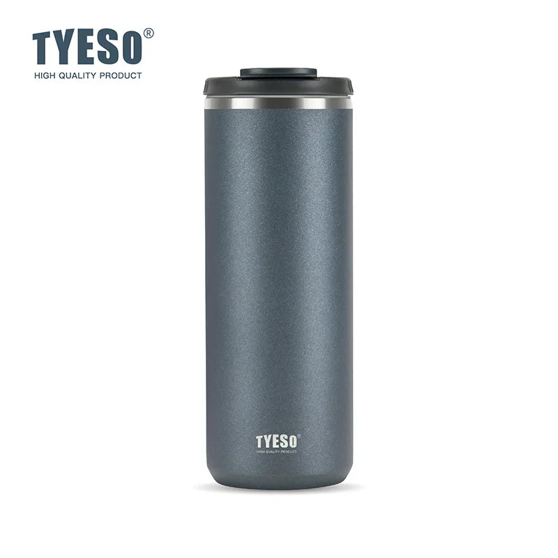 TYESO 600ML Stainless Steel Thermos Bottle Keeps Cold and Heat Thermal Mug Travel Insulated Cup Outdoor Sport Vacuum Flask