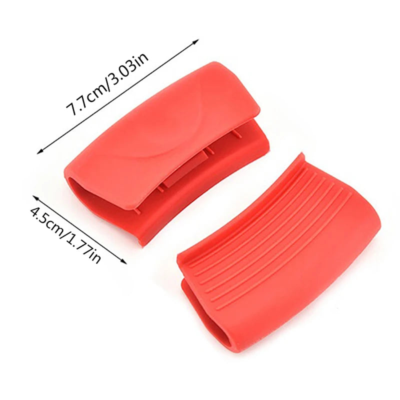 Grip Silicone pot Holder Sleeve Pot Glove Pan Handle Cover Grip Kitchen Tools