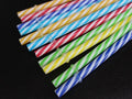 12 PCS New Pure Color Belt Belt Glitter Gold Powder Plastic Tube Thickened and Hard Party Creative Ceusable Colorful Straw