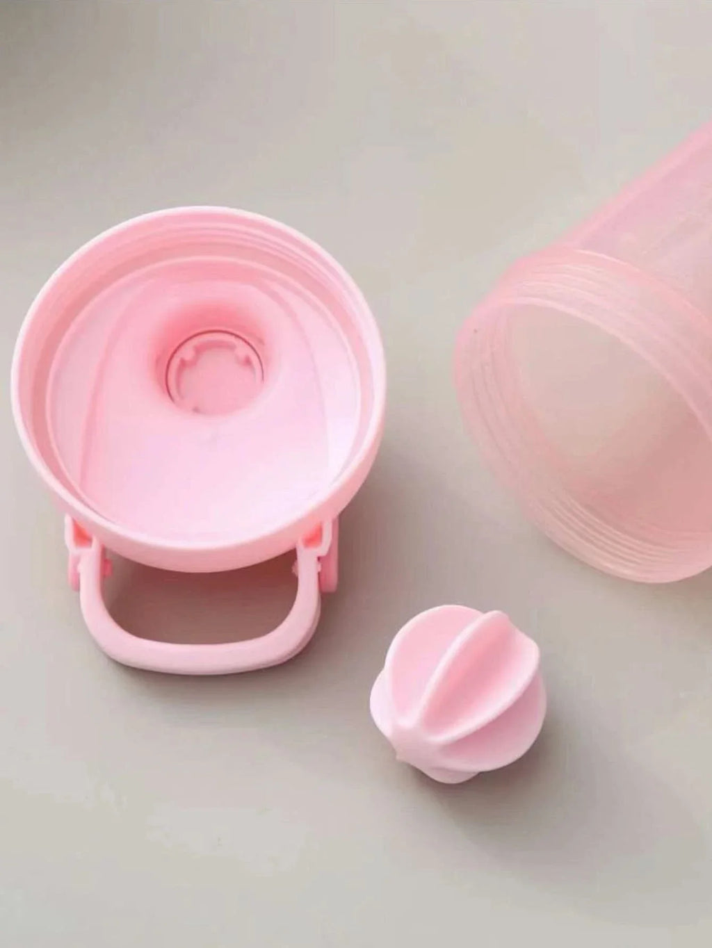1pc 16.9oz/500ml Shaker Protein Bottle Powder Shake Cup Water Bottle Plastic Mixing Cup Body Building Exercise Bottle