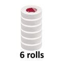 6 Rolls Japanese Insulating Tape for Eyelash Extension Lint Free Under Eye Pads Breathable Non-woven Tape Paper Eyelash Patch