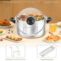Slow Cooker Lid Holder Lid Rack With Silicone Sink Kitchen Cooking Pot Lid Organizer For Fixed On Edge Of The Tablewares