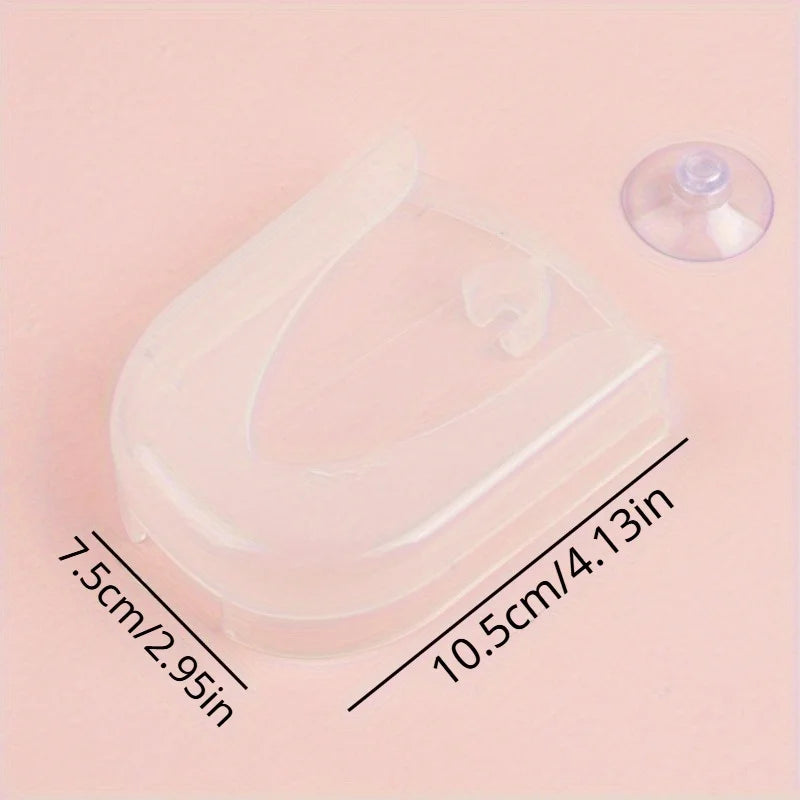 Kitchen Rice Spoon Storage Rack, Suction Cup Type Rice Cooker Rice Shovel Holder Hanging Rack,Creative Household Soup Spoon Rack