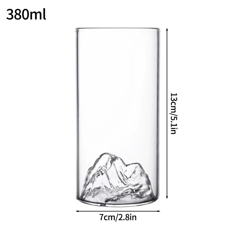 Aesthetic Glass Cup Whisky Cocktail Glass Cup Coffee Cups Water Cup Clear Cup Beer Cup Glass Mug Kitchen Accessiories Glass