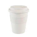 400ml Travel Mug With Silicone Lid Convenient Reusable Heat Insulated Tea Coffee Cup PP Plastic Anti-fall With Non-slip Sleeve
