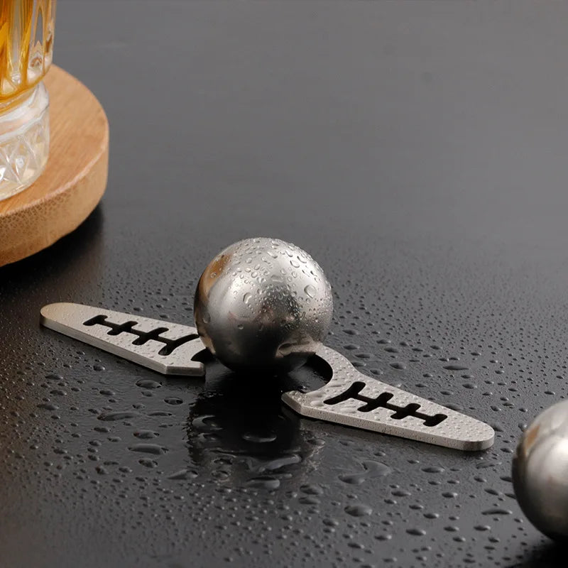Stainless Steel Ice Ball Household Coffeware Accessory Coffee Italian Condensed Ice Ball Quick Cooling Bracket Retain The Flavor