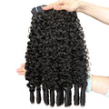 Burmese Curly Human Hair Bundles 100% 15A Virgin Human Hair Bundles Double Drawn Vietnamese Hair Extension Raw Hair Bundles