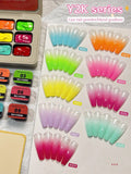 MORDDA 9pcs Y2K Series Patting Gel Nail Polish Soak Off Gel Nail Polish Uv Gel Long Lasting Nail Polish Gel For Nail Salon