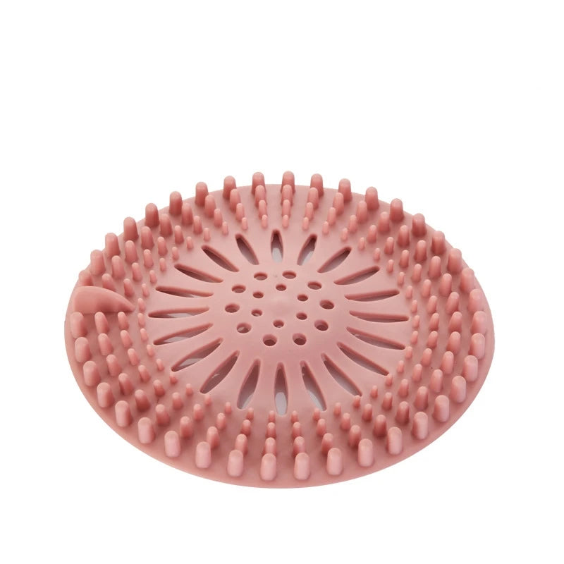 1PC Silicone Kitchen Sink Drain Filter Screen Toilet Sewer Floor Drain Cover Bathroom Hair 13cm