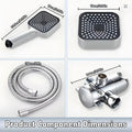 A High-Flow Large Nozzle and Handheld Shower Head,Two-In-One Shower Set, Shower Long Hose, Three-Way Water Distributor Bathroom