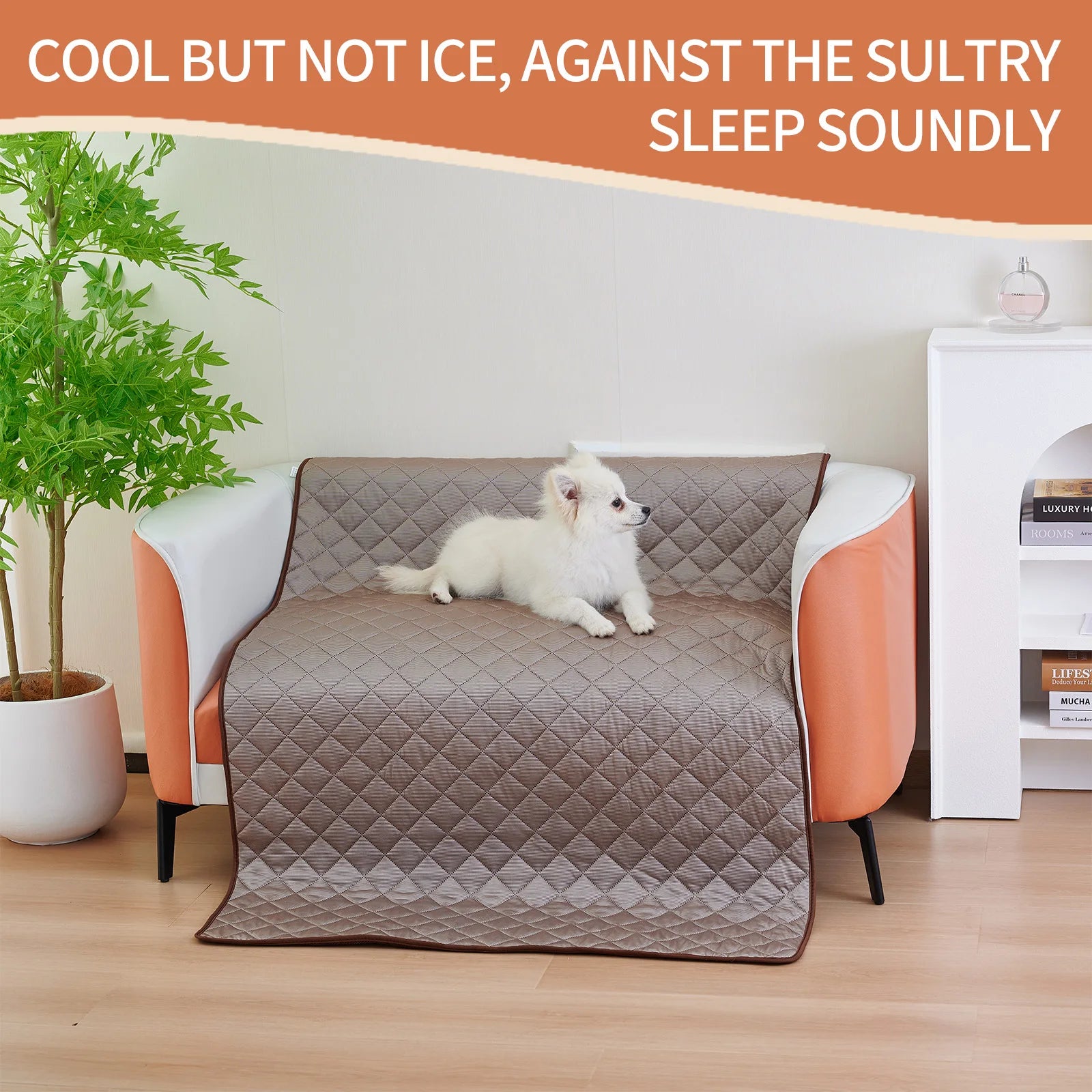 Pet Cooling Mat Dog Cat Sleeping Pad Cool Ice Silk Moisture-proof Mattress Cushion Summer Small Animal Cold Bed 5 sizes