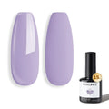 modelones Milky White Gel Nail Polish Nail Polish Natural Color Translucent Jelly Soak Off LED Clear Coat Soap Nails Art White
