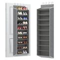 Space Saving Over The Door Shoe Organizer, 10-Tier Hanging Rack Holds 20 Pairs of Shoes, Storage for Sneakers Boots