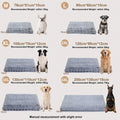 Ultra Plush Dog Bed Soft Pet Cushion Large Dog Crate Puppy Mattress Washable Mat
