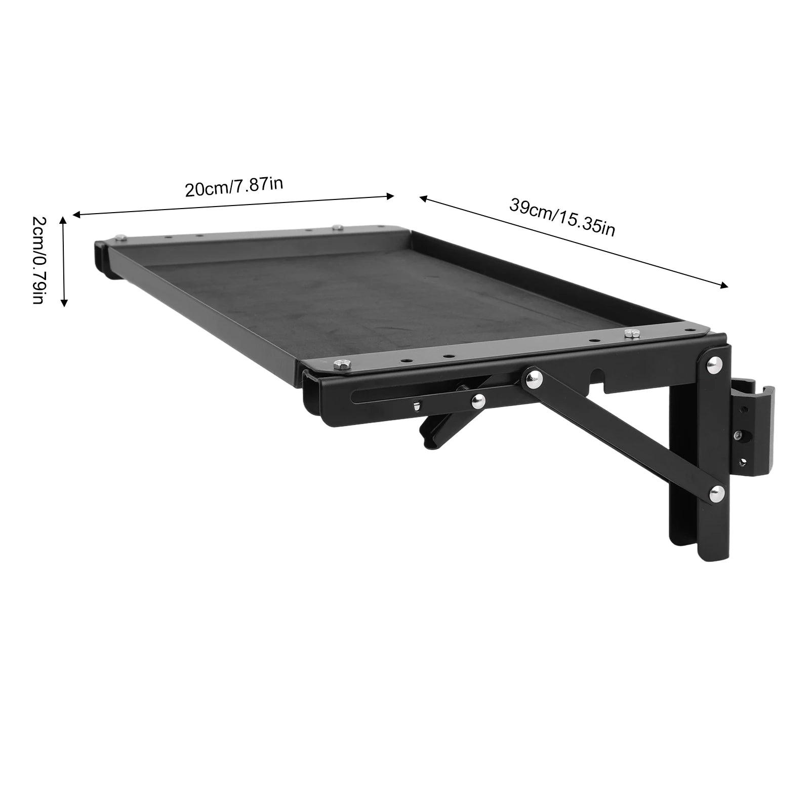Powerful Magnetic Tool Tray No Drilling Required Folding Side Storage Tray Wear-Resistant Fit for Packout Toolbox Accessory