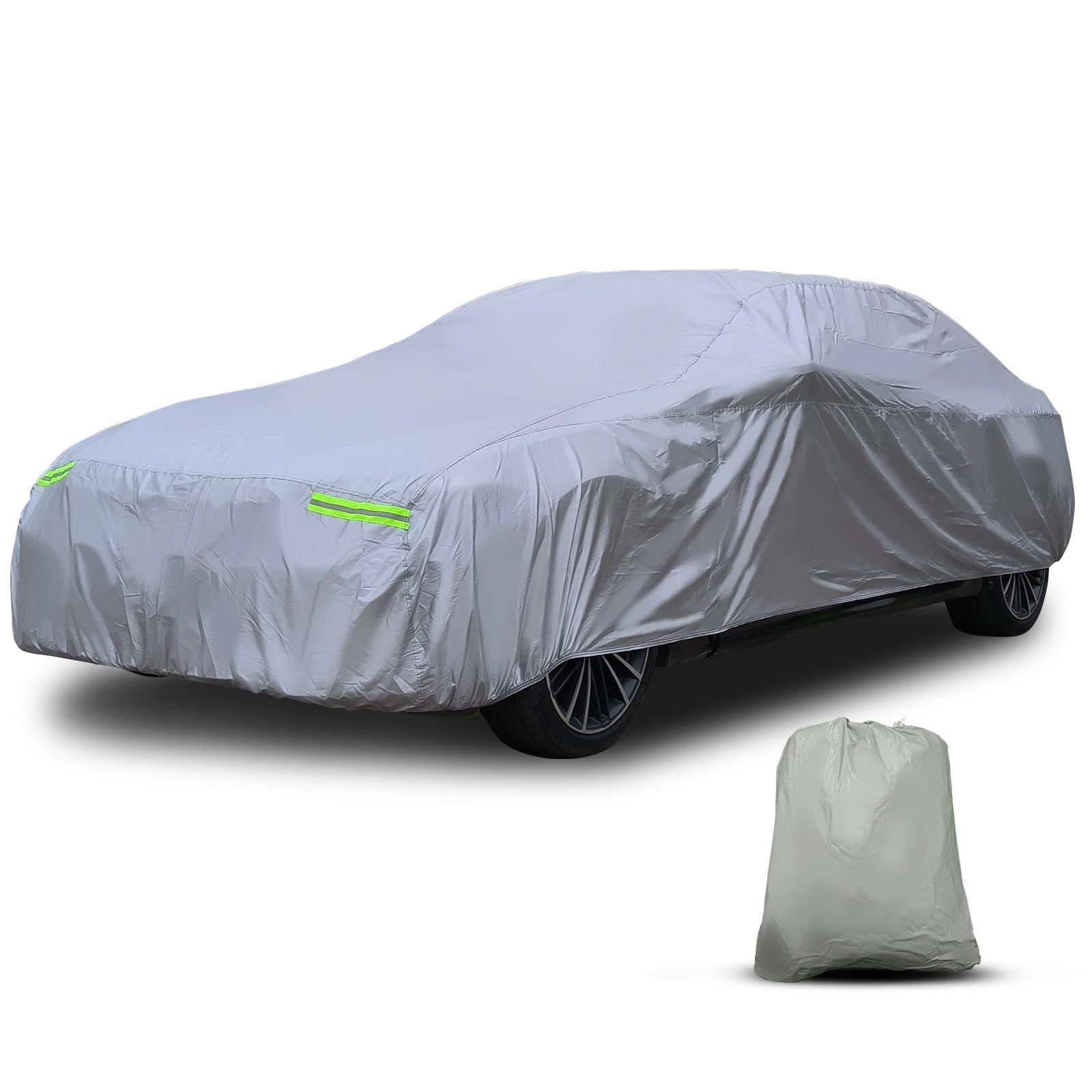200"-210" Universal for Car Cover Waterproof All Weather Fit Sedan Length