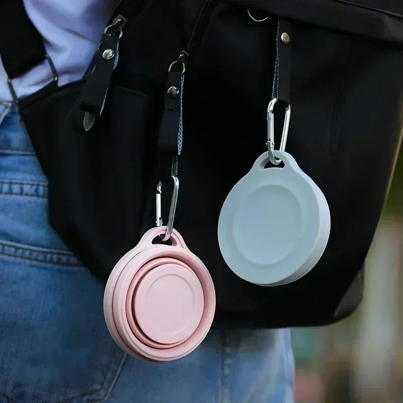 1-10PCS Foldable Large Capacity Cup Mini Telescopic Cup Silicone Portable Tea Cup Outdoor Travel with Lid Coffee Telescopic Cup