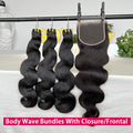 Vietnamese Raw Body Wave 4x4 5x5 Invisible HD Lace Closure With Bundles 13x4 HD Lace Frontal With Bundles 100% Raw Human Hair