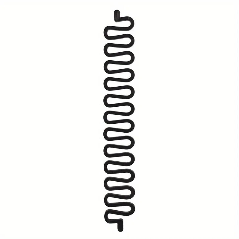 9Pcs Black or Brown DIY Hair Styling Comb Tool, Magic Beauty Accessories for Fishtail Braids