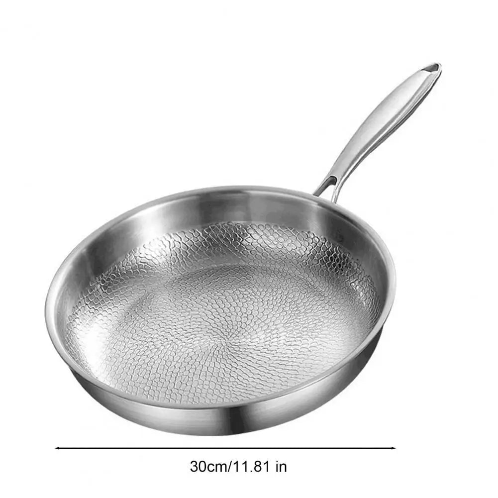 26/28/30cm Titanium Frying Pan With Lid Skillet Hammered Cookware For Gas Electric Induction Stoves Healthy Cooking Essential
