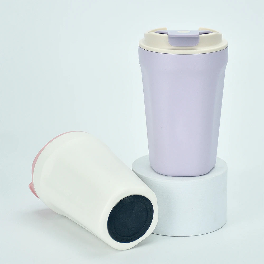 380ML Stainless Steel Coffee Thermal Cup Double 304 Vacuum Flasks Office Home for Hot & Cold Insulated Bottle Car Travel Mug