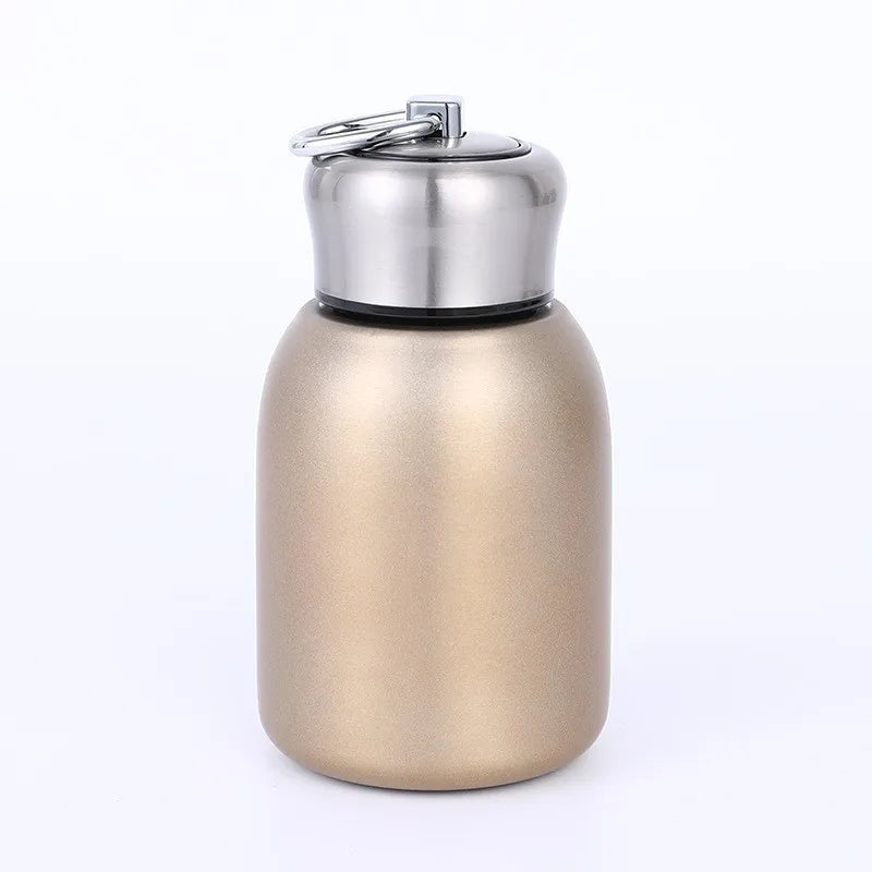 Mini Portable 300ml Fashion Thermos Flask Small Capacity Simple Potbelly Thermos Cup